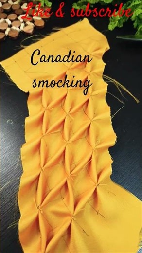 Canadian smocking pattern/easy stitching #diy #trending #fashion #blouse#shorts #reels