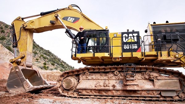 Operating one of the biggest mining machines
