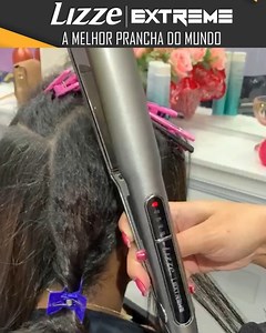 145K views · 165 reactions | A Lizze Extreme é a Melhor Prancha do Mundo! ❤️ Na primeira passada ela já alinha os Fios!  Poucas passadas e a progressiva já está perfeita! 殺 Única que Reduz de 2 horas para 40 minutos uma progressiva!  | Lizze Equipamentos | Facebook