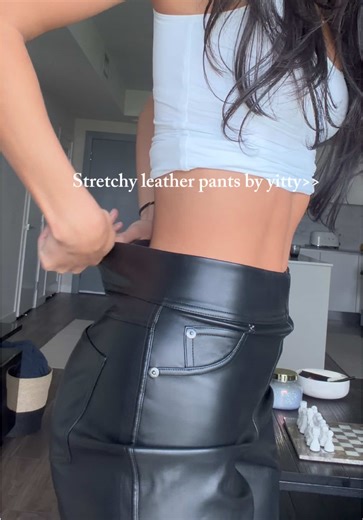 Your kidding me , added to the bag #yittyambassador #yittyreview #leatherpants #ugc @YITTY