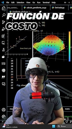 What is the cost function in Artificial Intelligence? #programming #python #costfunction