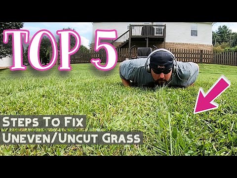 5 Steps to Fix Mowers Uneven Cut | Leaving a Strip of Grass| DIY How To