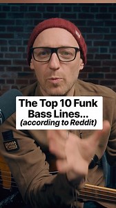 Today we're taking on Reddit’s picks for the Top 10 Funk Bass Lines! From the undeniable classics to a few surprises that have never been featured on the channel, we're digging into what makes these lines so iconic, and whether Reddit really nailed it! Follow our link in bio to check out the full episode! 👉 https://youtu.be/h9spWU8P_DY | ScottsBassLessons.com