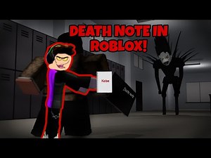 DEATH NOTE IN ROBLOX! #roblox #gameplay