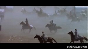 Far and Away - Land Rush Scene on Make a GIF