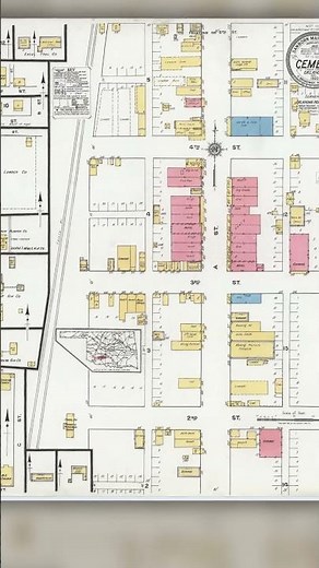 History of Cement, Oklahoma | Old Maps