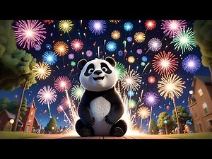 Panda Counts Fireworks | Nursery Rhymes for Kids | Baby Songs and Counting Songs
