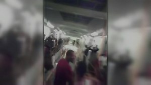 Footage from inside HMP Bedford shows scenes of unrest amongst inmates. Read more about the riot here: http://bbc.in/2eMT7yk | BBC Beds, Herts & Bucks