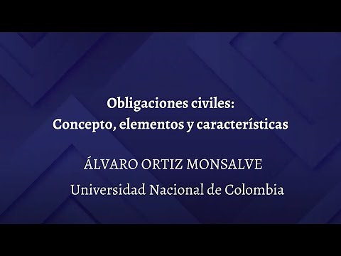 Obligaciones civiles concepto, elementos y características