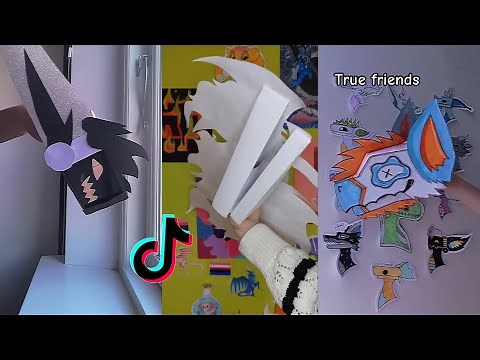 Dragon Puppet Crafts | Paper Dragon TikTok Compilation #227
