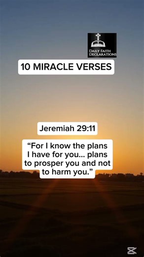 10 MIRACLE BIBLE VERSES
