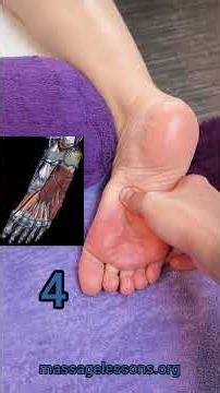 Deep foot massage plus trigger point therapy.