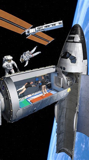 Building the space station truss (and the solar panel tear)