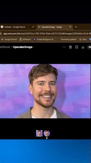 Quick tutorial: How to upscale low quality images in seconds. #photoshoptips #thumbnaildesign