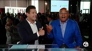 Mike Tirico celebrates fifth Rocket Mortgage Classic: interview with Brad Galli