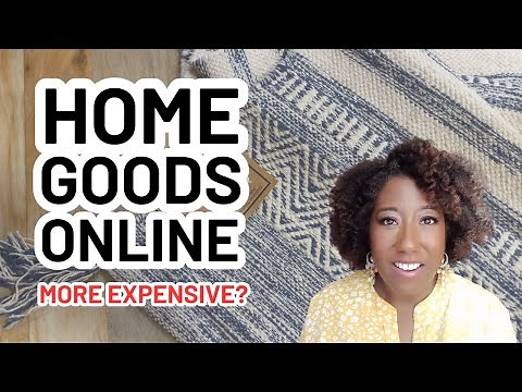 HOME GOODS - Shopping Online vs In-Store for HOME DECOR (Here's the difference)