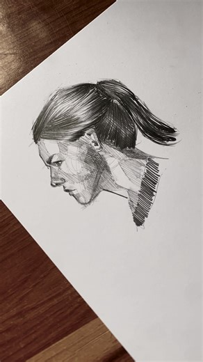 Hair Drawing Process Tutorial for Artists