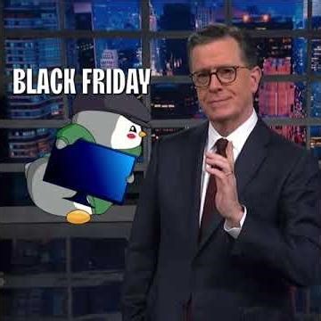 🇺🇸 Stephen Colbert “Trump’s Black Friday deal is to charge you more.”
