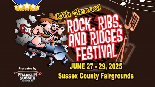 Rock, Ribs, & Ridges Festival 2025 Lineup - Jun 27 - 29, 2025