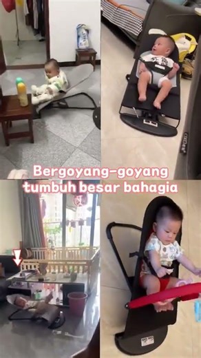 Ghế Rung Nhún Cho Bé Kèm Đệm – Êm Ái, An Toàn