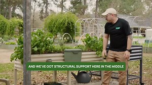 vego garden Elevated Garden Bed V Series 2 ft. x 8 ft. without Wheels Outdoor Metal Planter Box for Vegetables Flower Olive Green VELB2080G