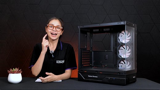 189 reactions | Huntkey GX760A FORTUNE PC Case ✨ With a stunning...