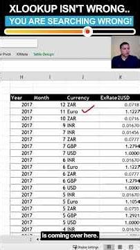 XLOOKUP Isn't Wrong... YOU Are Searching Wrong! 🤯