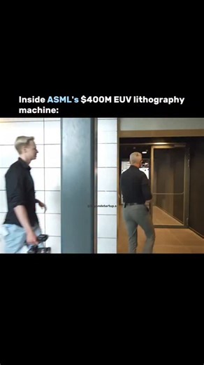 beyondstartup.s on Instagram: "ASML builds one product. Costs €350M. Takes 5,000 suppliers to assemble. Ships in 250 crates across 7 Boeing 747s and 25 trucks. Every company making advanced chips, TSMC, Intel, Samsung, buys from ASML. No alternatives exist. 100% market share in EUV lithography. The only company on Earth that makes these machines. Their first prototype in 2006 produced one wafer in 23 hours. Today, 200 wafers per hour. The technology took over 30 years to develop.Competitors like