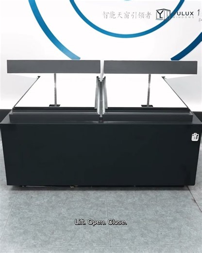 Lifting Skylight Mechanism Up Close | YULUX
