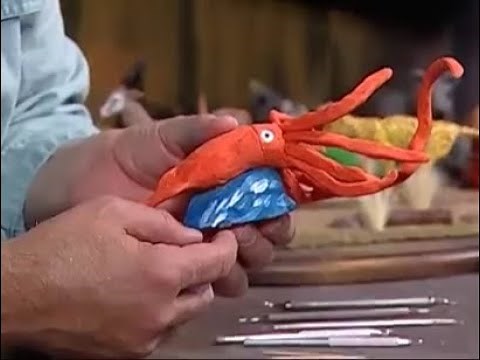 Creations in Clay Giant Squid - Clay tutorial for beginners - How to make a giant squid