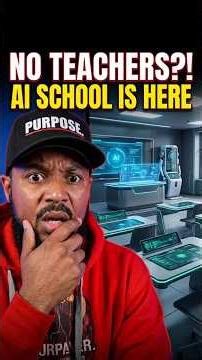 Schools with NO TEACHERS? The AI Takeover is Starting! 🤖🏫