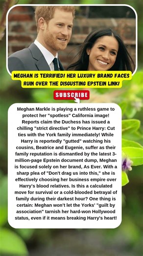 MEGHAN’S FURY! HARRY BANNED FROM YORK FAMILY! 👑🔥 #RoyalScandal #MeghanMarkle #PrinceHarry