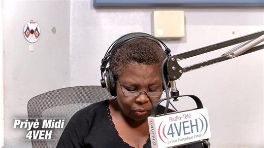 Priyè Midi 4VEH « Ann pwoche avèk konfyans devan fotèy kote Bondye ki renmen nou an chita. Se la n'a jwenn padon pou peche nou yo, se la n'a jwenn pou gremesi sekou n'a bezwen lè nou nan nesesite. » Ebre 4 :16 Branche 4VEH : www.4veh.org Facebook : https://www.facebook.com/radiotele4veh​​ Youtube: https://www.youtube.com/c/RadioTele4V​​... Twitter : https://twitter.com/Radio4VEH?s=09​ Instagram: https://instagram.com/4veh?igshid=scu​​ Kontak : info@4veh.org Ayiti : (509) 22 60 1617 USA (203) 690