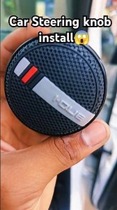 car steering knob install😱 🤯 #carmodification #car #steering #carlover #viralshort #trending #shop