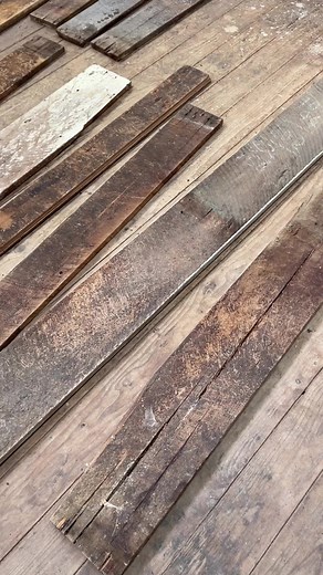 9.6K views · 126 reactions | Refurbishing old wool shed wood into some shelves #renovationlife #refurbishment #renovationjourney | The Current Place | Facebook