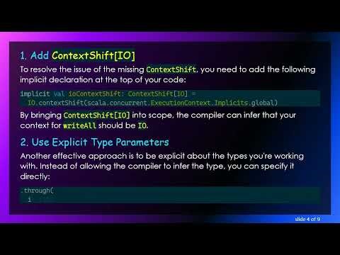 How to Fix Type Errors When Writing Streams to a File in Scala with FS2