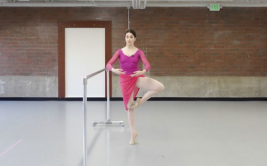 ✔情人节主题芭蕾课（中级组合） - 把杆和中心，老师Kathryn Morgan(凯瑟琳摩根)