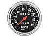 Auto Meter 2494: Traditional Chrome Speedometer 3-3/8" mechanical, in-dash mount - JEGS