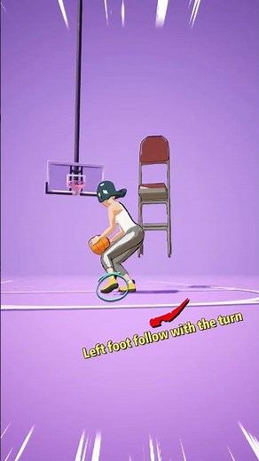 Basketball Move: Turnaround Fadeaway Jump Shot.