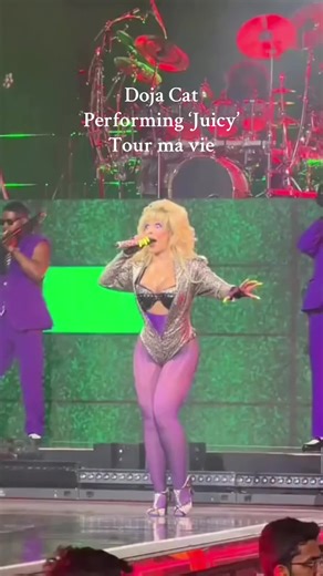 Doja Cat Performs 'Juicy' at Tour Ma Vie Concert