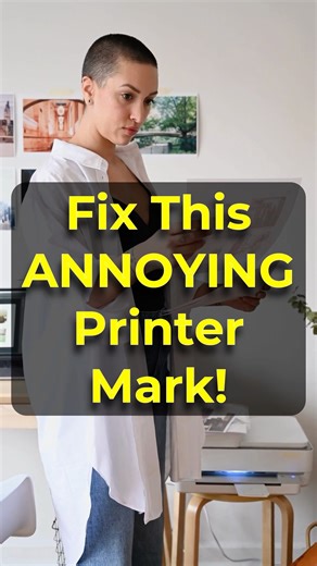 Fix This ANNOYING Printer Mark! (A+ Tip)