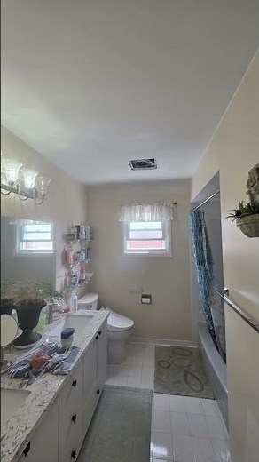Main Bathroom Repaint in Mississauga | Clean & Modern Refresh