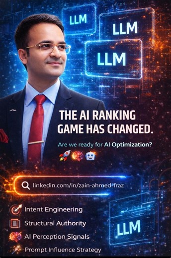 AI Ranking Game Changes: Are You Ready? | Zain Ahmed posted on the topic | LinkedIn