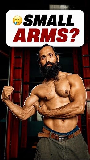 🥲 SMALL ARMS? Try These 4 Dumbbell Exercises 💪🔥