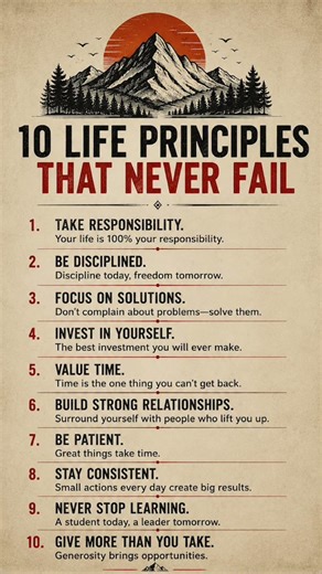 10 Life Principles That Will Put You Ahead of 99% of People