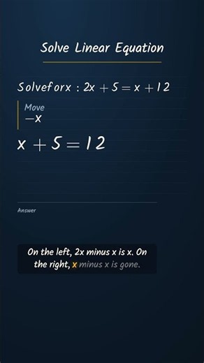 Variables on both sides