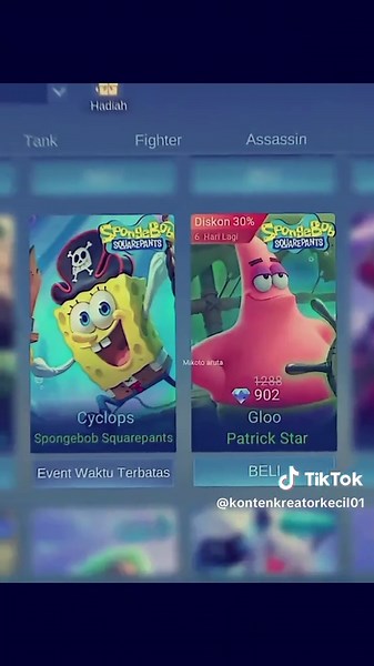 SPONGEBOB X MLBB: Uniting Epic Adventures