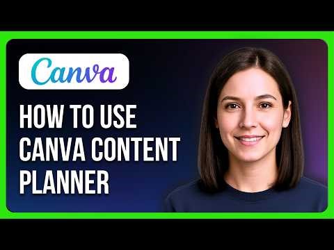 How To Use Canva Content Planner | Schedule & Publish With Canva
