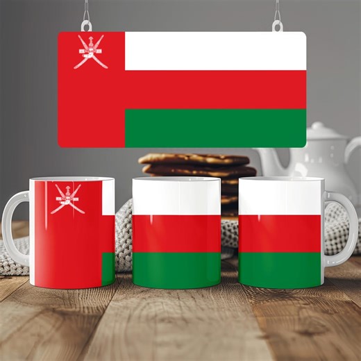 Flag of Oman Mug Ceramic Patriotic Coffee & Tea Cup, Glossy Print - Etsy