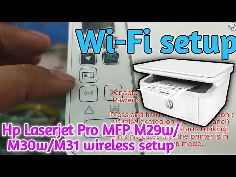 How to connect Wifi on HP LaserJet Pro MFP M28w printer with windows.HP M29w/M30w/M31 wireless setup